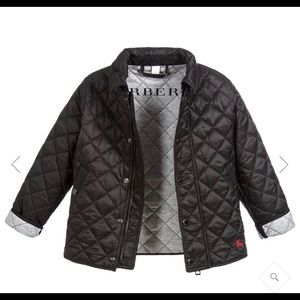 Burberry kids quilted jacket